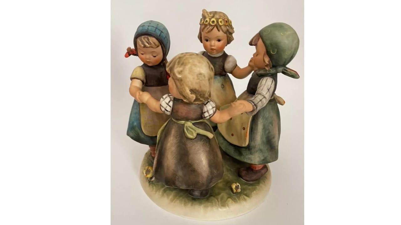 These 13 Rare Figurines Sold for Remarkable Prices 10 These 13 Rare Figurines Sold for Remarkable Prices - Hummel Ring Around the Rosie