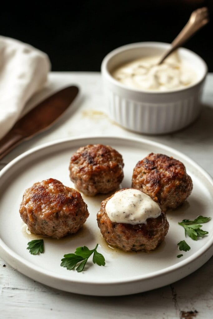 17 Flavor-Packed Carnivore Diet Meat Recipes You’ll Love 16 17 Flavor-Packed Carnivore Diet Meat Recipes You’ll Love - Kofta Meatballs Pin