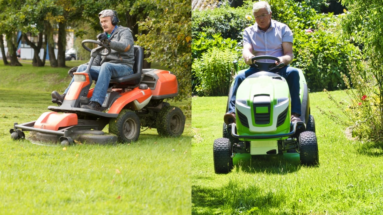Homeowners Face Tough Choice: Riding Mowers vs. Lawn Tractors 3 Homeowners Face Tough Choice: Riding Mowers vs. Lawn Tractors - Lawn mower tractor dp210726396 dnop Senior man driving lawn tractor dp289488978 dnop