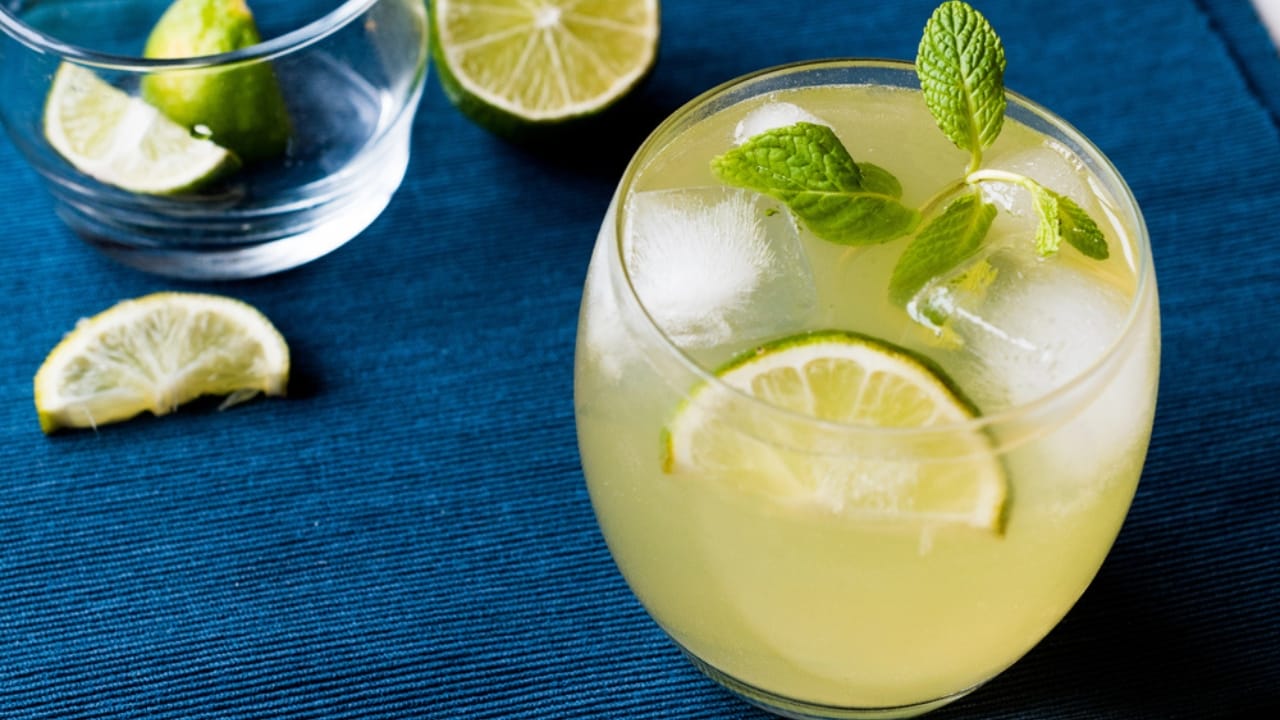No Booze, No Fuss: 13 Easy Mocktails Anyone Can Make 6 No Booze, No Fuss: 13 Easy Mocktails Anyone Can Make - Lemon Basil Spritzer dp179743694 dnoh