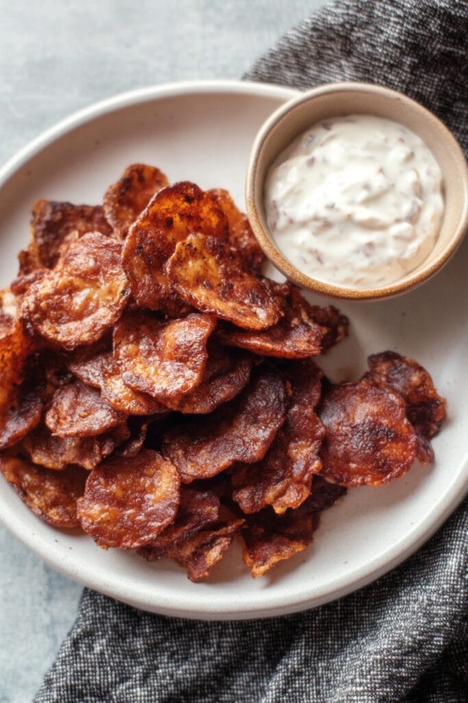 15 Irresistible Carnivore Diet Soups, Salads, and Appetizers You’ll Love 5 15 Irresistible Carnivore Diet Soups, Salads, and Appetizers You’ll Love - Meat Chips Pin