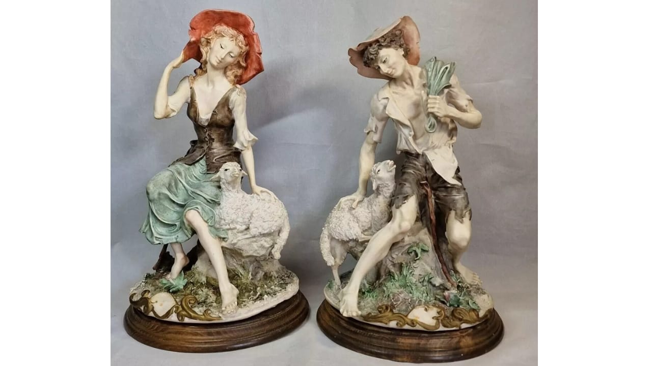 These 13 Rare Figurines Sold for Remarkable Prices 7 These 13 Rare Figurines Sold for Remarkable Prices - Meissen Shepherd and Shepherdess Pair
