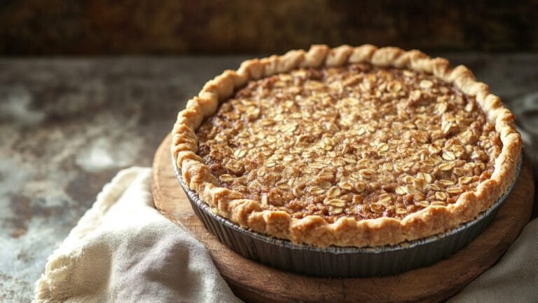 Warm, Gooey Oatmeal Pie Recipe Perfect for Fall & Winter Desserts 4 Warm, Gooey Oatmeal Pie Recipe Perfect for Fall & Winter Desserts - Oatmeal Pie