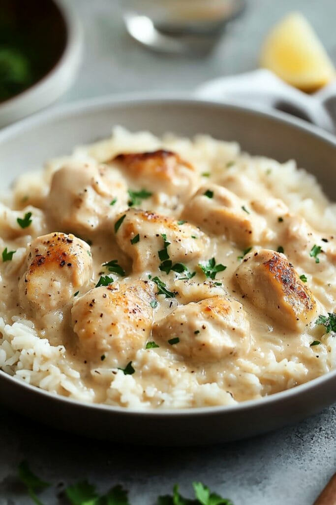 One-Pan Creamy Parmesan Chicken & Rice: 40 Minutes 2 One-Pan Creamy Parmesan Chicken & Rice: 40 Minutes - One Pan Creamy Parmesan Chicken and Rice Pin