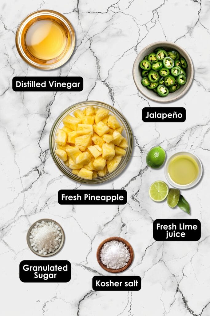 Unlock New Flavors with Pickled Pineapple in Your Dishes 4 Unlock New Flavors with Pickled Pineapple in Your Dishes - Pickled Pineapple Ingredients
