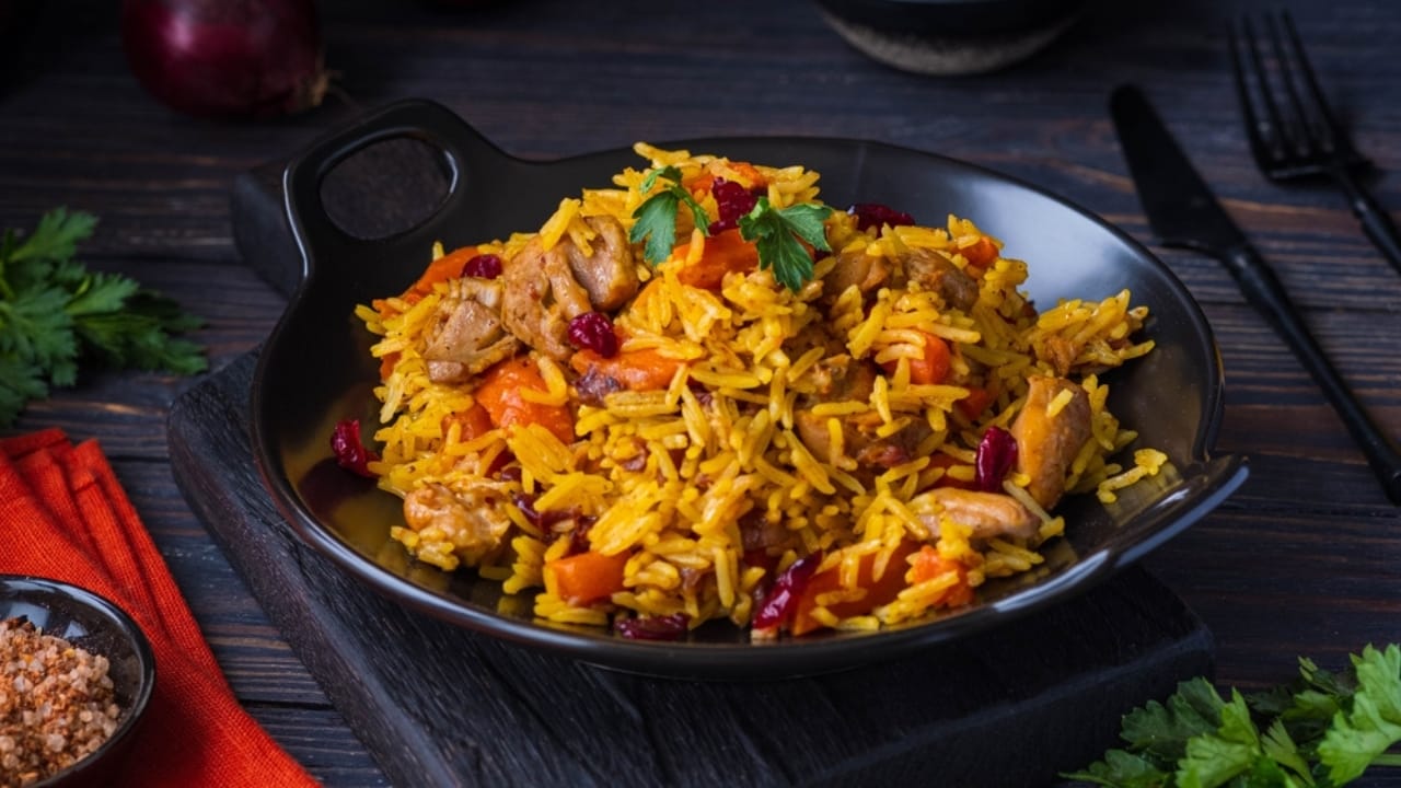 Ditch the Box: 17 Foods That Taste Better Homemade 12 Ditch the Box: 17 Foods That Taste Better Homemade - Pilaf a dish of rice chicken carrots ss2114554103 dpdgm