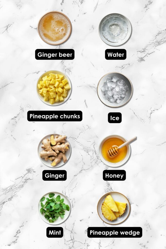 Irresistibly Refreshing Pineapple Ginger Beer Mocktail Recipe 3 Irresistibly Refreshing Pineapple Ginger Beer Mocktail Recipe - Pineapple Ginger Beer Mocktail Ingredients