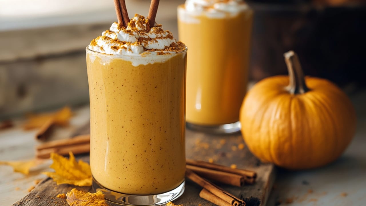 30 Healthy Dinner Recipes for Cozy Fall Nights 24 30 Healthy Dinner Recipes for Cozy Fall Nights - Pumpkin Protein Smoothie