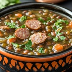 Warm Up with This Savory Sausage & Lentil Soup Recipe 5 Warm Up with This Savory Sausage & Lentil Soup Recipe - Sausage and Lentil Soup