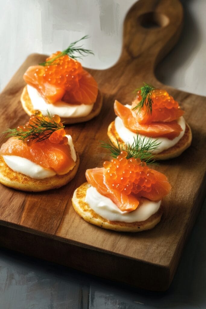 Smoked Salmon Blinis: A Carnivore-Inspired Recipe for Entertaining 4 Smoked Salmon Blinis: A Carnivore-Inspired Recipe for Entertaining - Smoked Salmon Blinis Variety
