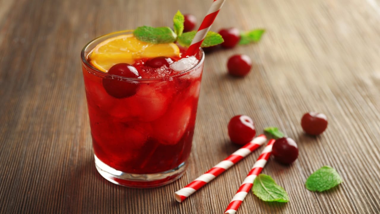Holiday Fun Without Booze: 12 Easy Mocktail Recipes to Try 5 Holiday Fun Without Booze: 12 Easy Mocktail Recipes to Try - Sparkling Cherry Holiday Mocktail dp80287152 dnoh