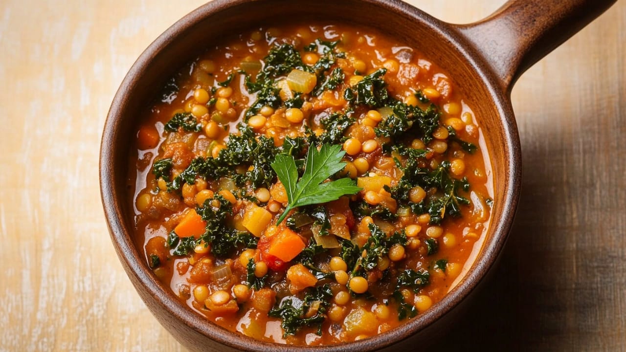 30 Healthy Dinner Recipes for Cozy Fall Nights 16 30 Healthy Dinner Recipes for Cozy Fall Nights - Spicy Lentil and Kale Stew