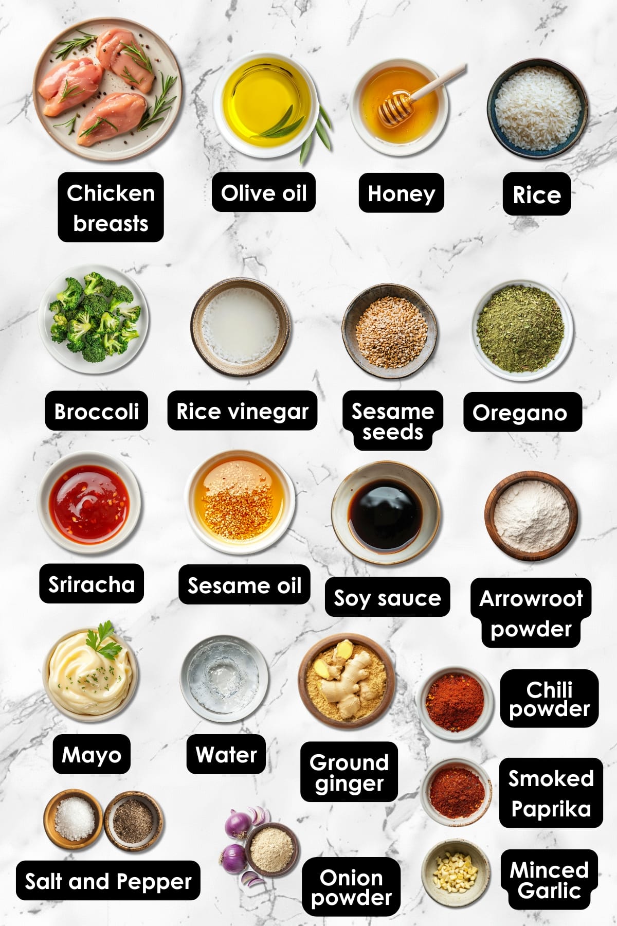 Sticky Chicken Rice Bowls That's Better Than Takeout 3 Sticky Chicken Rice Bowls That's Better Than Takeout - Sticky Chicken Rice Bowl Ingredients