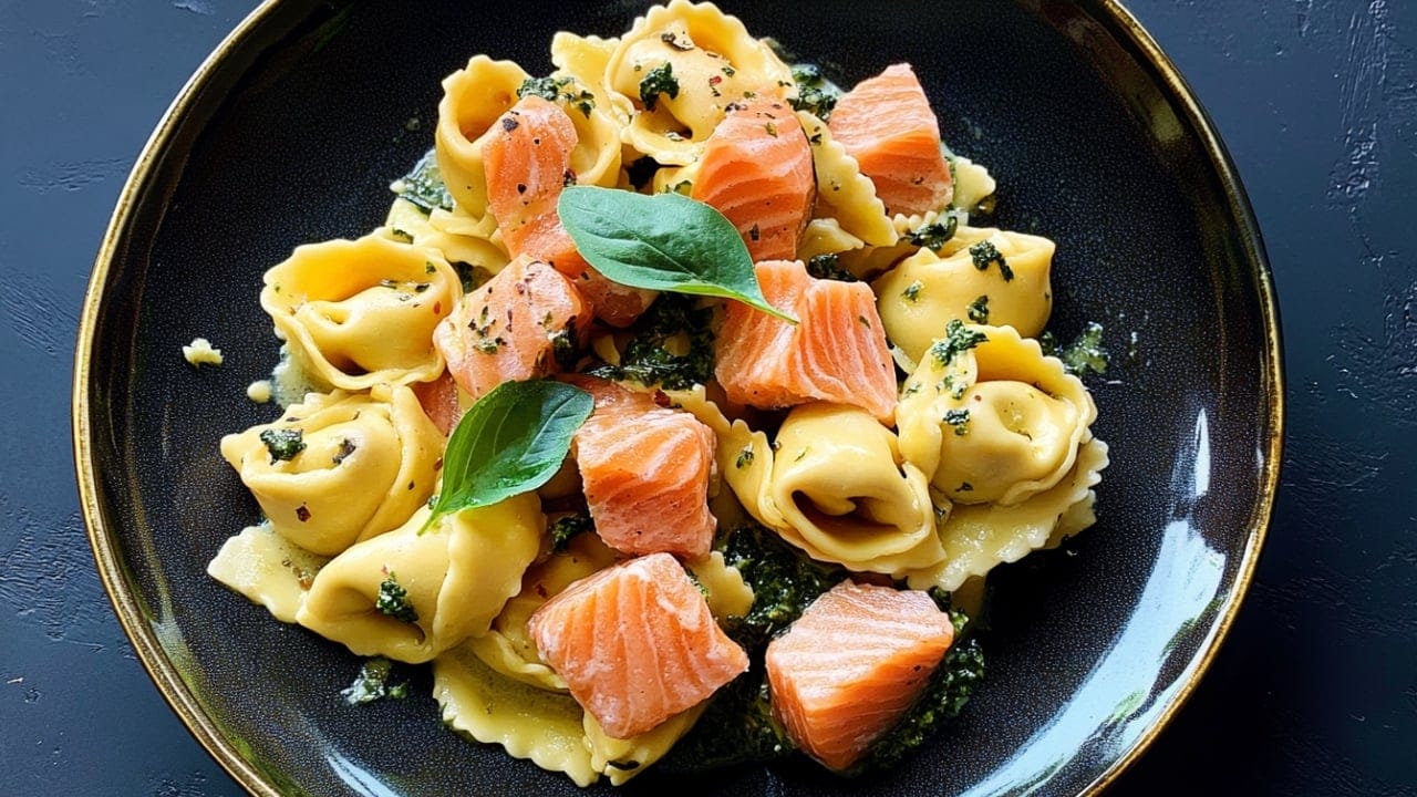 14 Easy Weeknight Dinners to Add to Your Recipe Rotation 11 14 Easy Weeknight Dinners to Add to Your Recipe Rotation - Tortellini with Salmon