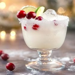 Your New Favorite Holiday Drink: White Christmas Cranberry Margarita 7 Your New Favorite Holiday Drink: White Christmas Cranberry Margarita - White Christmas Cranberry Margarita