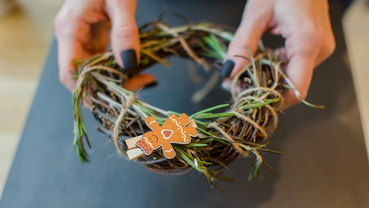 Craft Your Own Holiday Magic With a DIY Rosemary Wreath 2 Craft Your Own Holiday Magic With a DIY Rosemary Wreath - Wreath of twigs and rosemary ss527306146 dpdgm