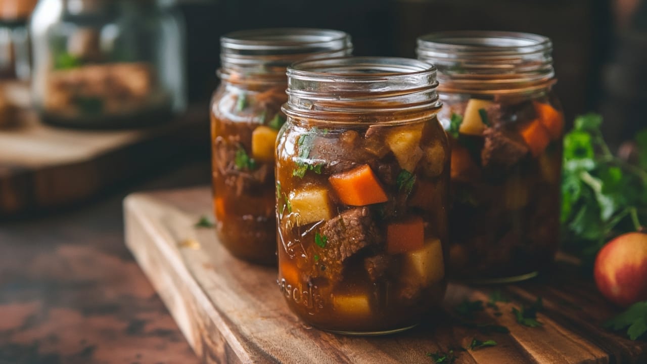 Preserve Your Favorite Beef Stew with This Easy Canning Method 3 Preserve Your Favorite Beef Stew with This Easy Canning Method - canning beef stew 2