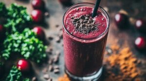 Cherry-Cacao Smoothie Recipe: Vegan & Full of Flavor 1 Cherry-Cacao Smoothie Recipe: Vegan & Full of Flavor - cherry cacoa smoothie
