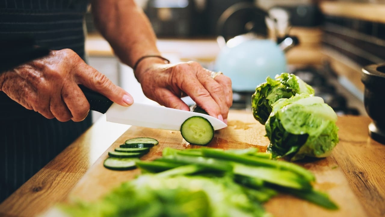 Easy Creamy Cucumber Salad Recipe With Bright Lemon Dressing 2 Easy Creamy Cucumber Salad Recipe With Bright Lemon Dressing - cutting cucumber ss2475095257 degm