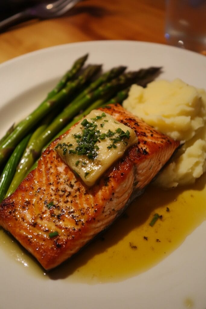 18 Irresistible Seafood Recipes for Fresh and Bold Dinner Ideas 3 18 Irresistible Seafood Recipes for Fresh and Bold Dinner Ideas - Anchovy Salmon with Chive Butter variation