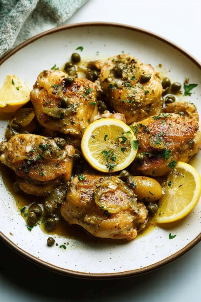 Flavorful Dinner Recipe: Sesame Chicken with Dates & Cashews 2 Flavorful Dinner Recipe: Sesame Chicken with Dates & Cashews - Anchovy Chicken with Lemon Capers Pin