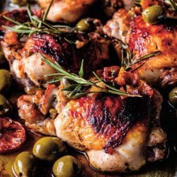 A Must-Try Dinner Recipe: Blood Orange Chicken & Olives - Blood Orange Chicken with Scotch Whiskey Olives 1 1