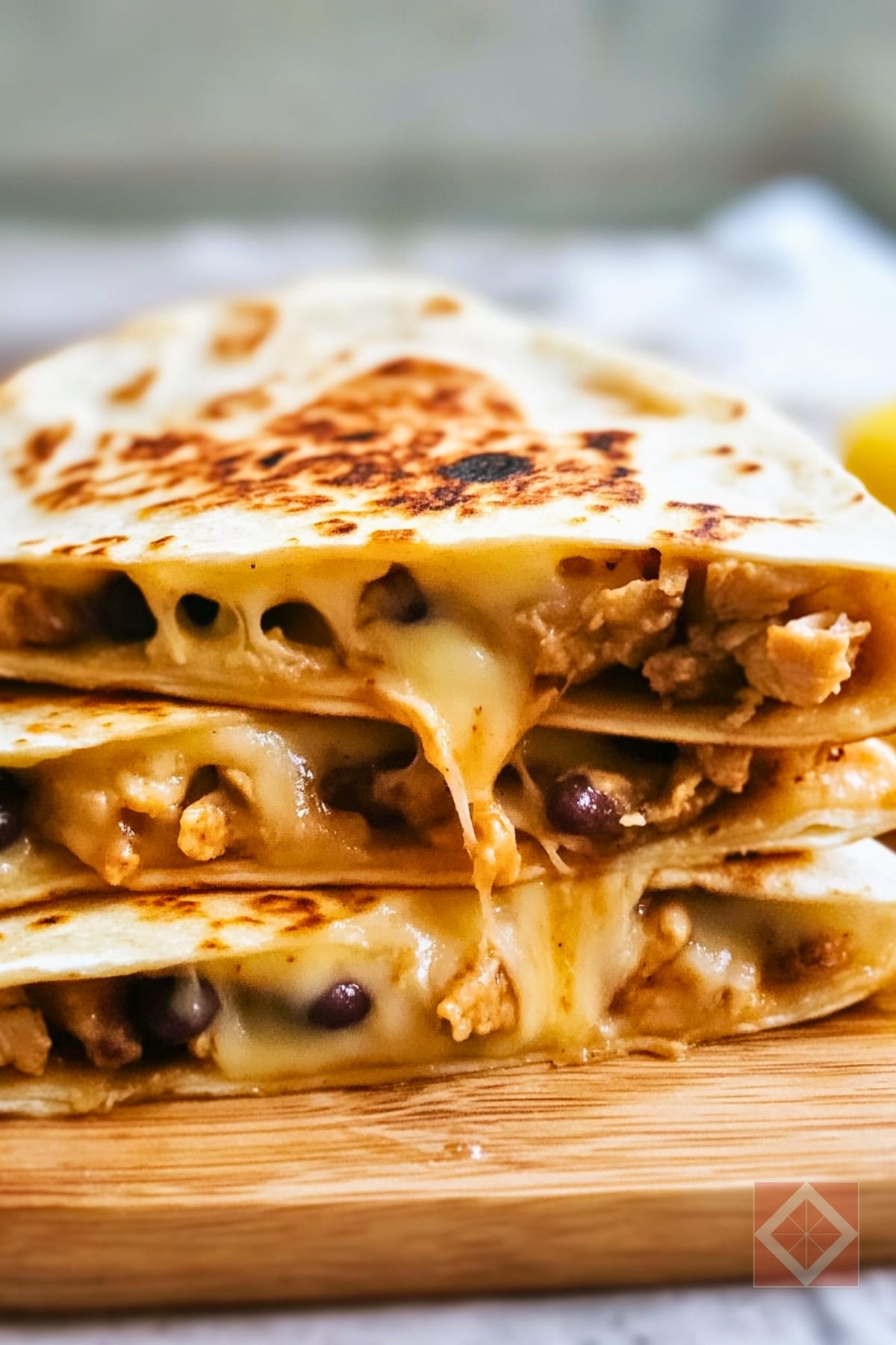 Embrace the Sizzle: Blackstone Chicken Quesadillas Recipe 4 Embrace the Sizzle: Blackstone Chicken Quesadillas Recipe - Chicken Quesadillas pin 2 midia