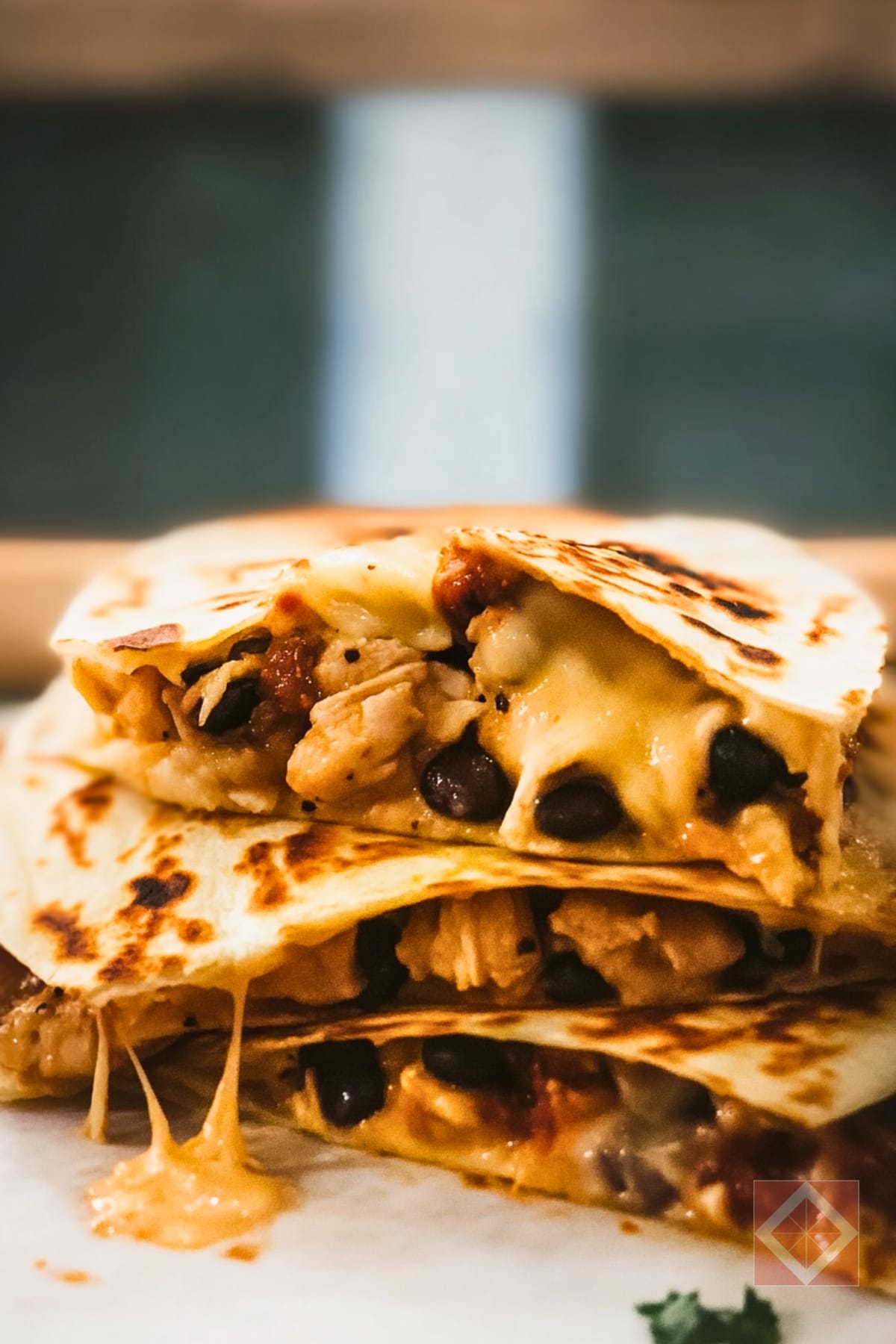 Embrace the Sizzle: Blackstone Chicken Quesadillas Recipe 5 Embrace the Sizzle: Blackstone Chicken Quesadillas Recipe - Chicken Quesadillas pin 3 midia