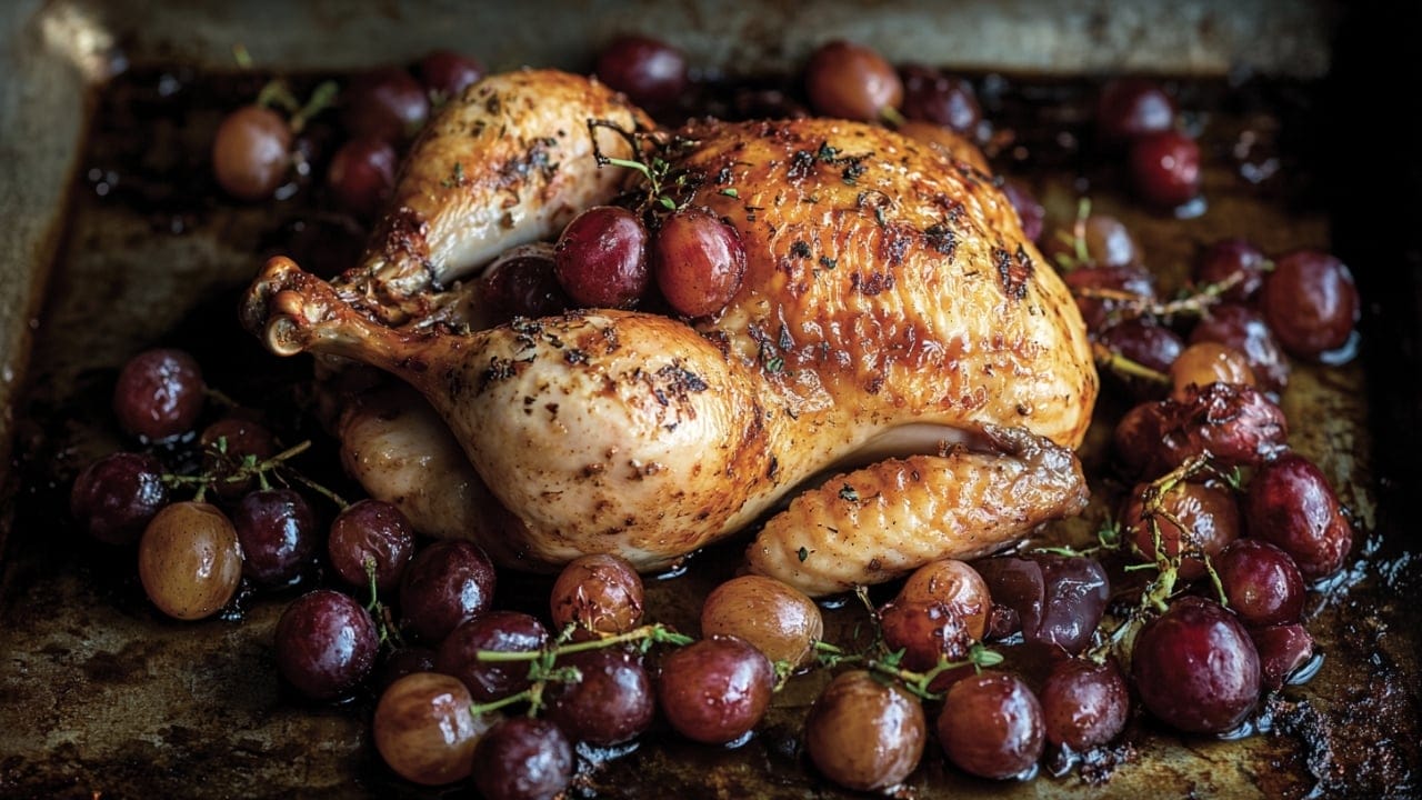 25 Easy Chicken Recipes Perfect for Quick Dinner Ideas 7 25 Easy Chicken Recipes Perfect for Quick Dinner Ideas - Chicken Grapes with Sherry Vinegar 1