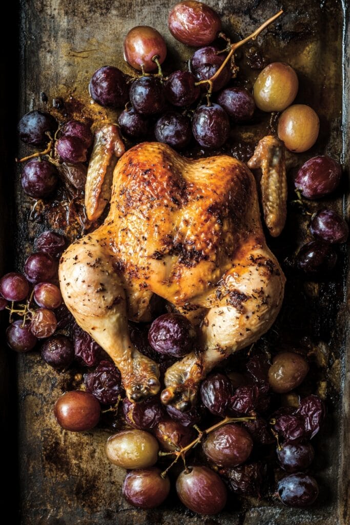 Savory Chicken & Grapes Recipe for Effortless Weeknight Dinners 2 Savory Chicken & Grapes Recipe for Effortless Weeknight Dinners - Chicken Grapes with Sherry Vinegar Pin