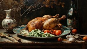 Herbaceous Avocado Dressing Paired with Chile-Rubbed Chicken 1 Herbaceous Avocado Dressing Paired with Chile-Rubbed Chicken - Chile Rubbed Spatchcocked Chicken with Avocado Ranch Dressing 1