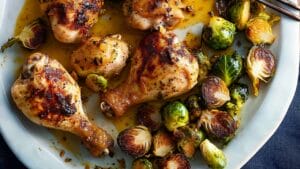 Must-Try Coriander Chicken with Roasted Veggies 1 Must-Try Coriander Chicken with Roasted Veggies - Coriander Seed Chicken Caramelized Brussels Sprouts 1 1