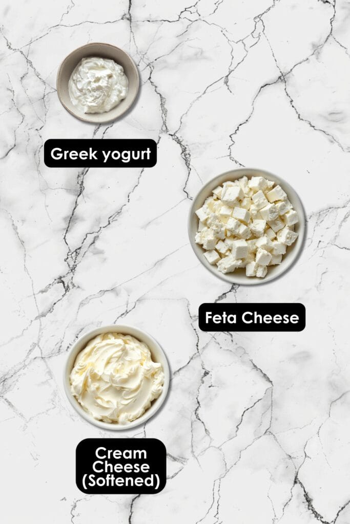 This Creamy Feta Dip Recipe Will Elevate Any Carnivore Meal 3 This Creamy Feta Dip Recipe Will Elevate Any Carnivore Meal - Creamy Feta Dip Ingredients