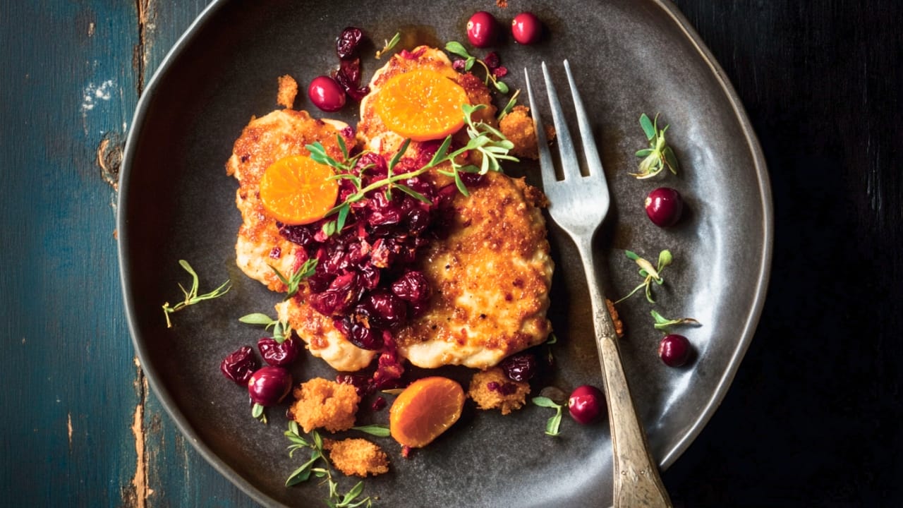25 Easy Chicken Recipes Perfect for Quick Dinner Ideas 14 25 Easy Chicken Recipes Perfect for Quick Dinner Ideas - Crispy Chicken Cutlets with Kumquats Cranberries midia 2 1