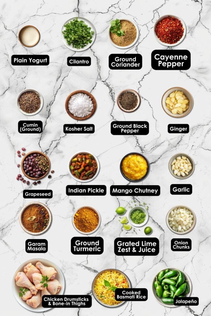 Indian-Inspired Faux-Tandoori Chicken for Flavorful Dinners 3 Indian-Inspired Faux-Tandoori Chicken for Flavorful Dinners - Faux Tandoori Chicken Ingredients