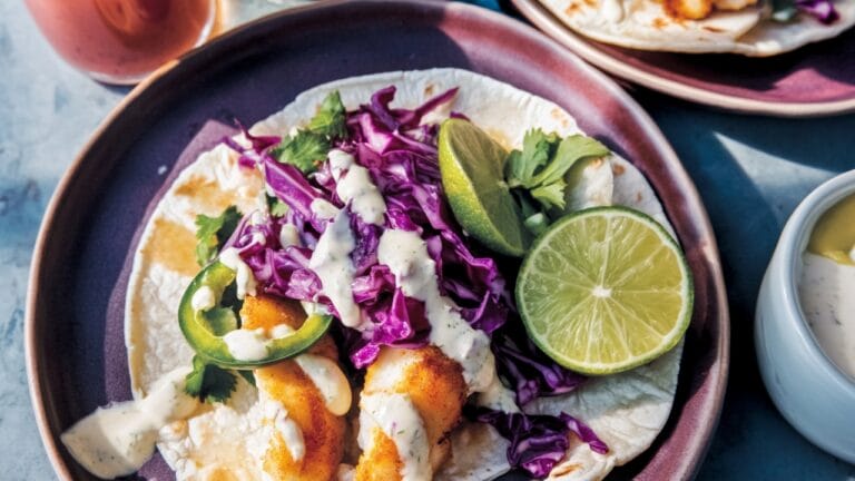 Fresh & Flavorful Fish Tacos for Easy Weeknight Dinners 5 Fresh & Flavorful Fish Tacos for Easy Weeknight Dinners - Fish Tacos With Red Cabbage Jalapeno Lime Slaw 1