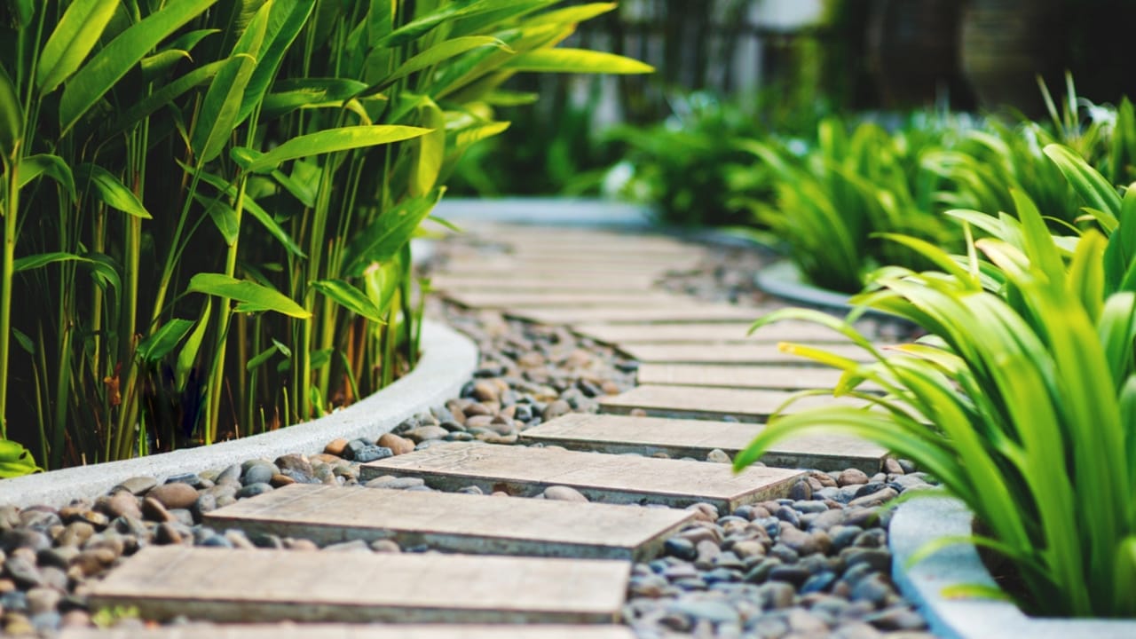 Front Yard Upgrades: 25 Simple Landscaping Ideas That Add Value - Garden Pathway dp75149819 dnoh