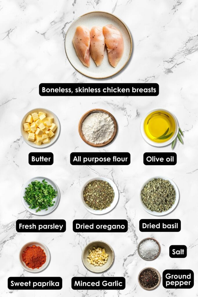 20-Minute Garlic Butter Chicken: Quick, Flavorful, & Healthy 3 20-Minute Garlic Butter Chicken: Quick, Flavorful, & Healthy - Garlic Butter Chicken Ingredients