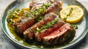 Herb-Marinated Steak With Lemon: A Crowd-Pleasing Dinner Recipe 1 Herb-Marinated Steak With Lemon: A Crowd-Pleasing Dinner Recipe - Herb Marinated Steak with Lemon 1