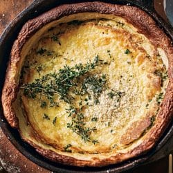 A Quick & Easy Savory Dutch Baby for Dinner 6 A Quick & Easy Savory Dutch Baby for Dinner - Herbed Parmesan Dutch Baby Dinner 1