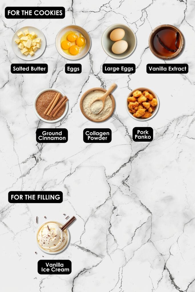 Protein-Packed Carnivore Ice Cream Sandwich Recipe 3 Protein-Packed Carnivore Ice Cream Sandwich Recipe - Ice Cream Sandwiches Ingredients