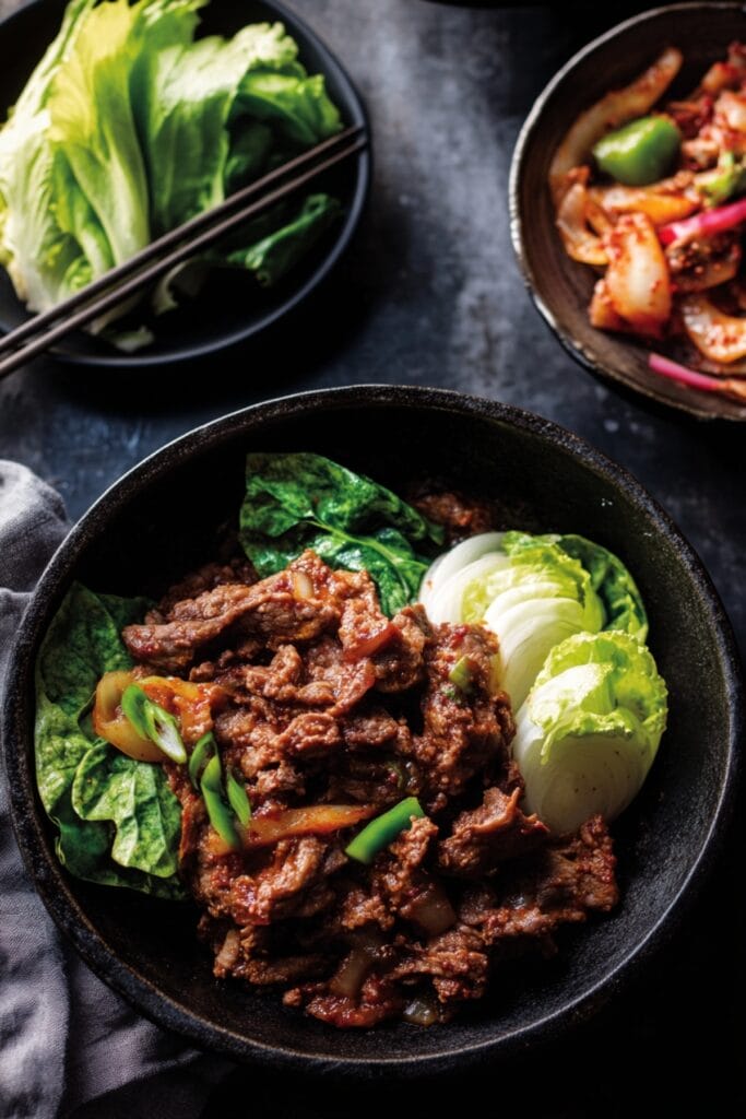 Perfect Bulgogi: A Simple Korean Dinner for Busy Nights 2 Perfect Bulgogi: A Simple Korean Dinner for Busy Nights - Korean Style Stir Fried Beef Bulgogi Pin