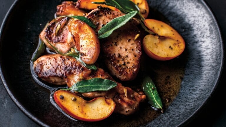 Juicy Turkey Breast Recipe for Weeknight Dinners 5 Juicy Turkey Breast Recipe for Weeknight Dinners - Pork Scallopini with Sage Black Pepper Apples 1
