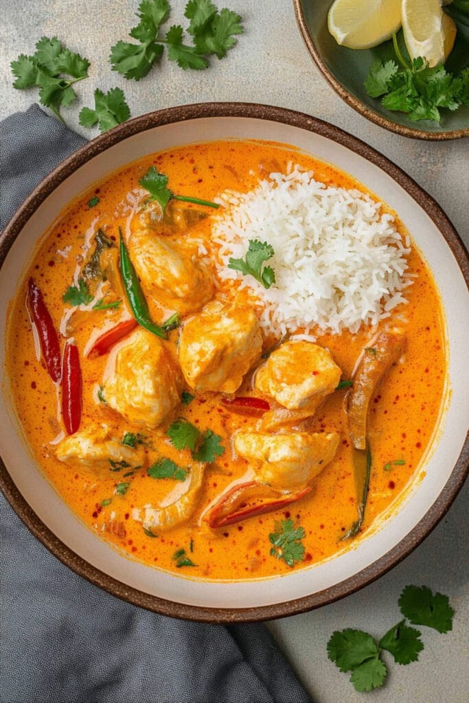 19 Best Bold & Flavor-Packed Fish & Seafood Dinner Ideas You’ll Crave 12 19 Best Bold & Flavor-Packed Fish & Seafood Dinner Ideas You’ll Crave - Red Coconut Curry Shrimp Pin 1