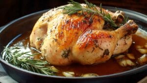 Fast & Delicious Roasted Chicken for Your Next Dinner 1 Fast & Delicious Roasted Chicken for Your Next Dinner - Roasted Chicken with Garlic Rosemary Mustard 1