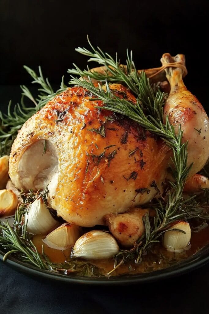 Fast & Delicious Roasted Chicken for Your Next Dinner 2 Fast & Delicious Roasted Chicken for Your Next Dinner - Roasted Chicken with Garlic Rosemary Mustard Pin