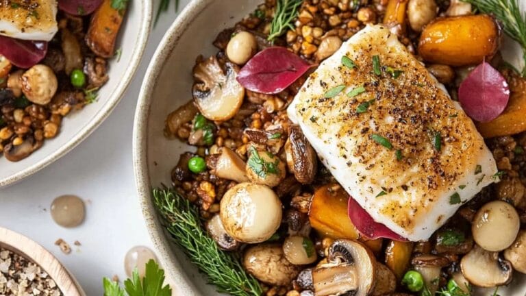 Light & Flavorful Roasted Hake for Family Dinners 7 Light & Flavorful Roasted Hake for Family Dinners - Roasted Hake With Crispy Mushrooms 1