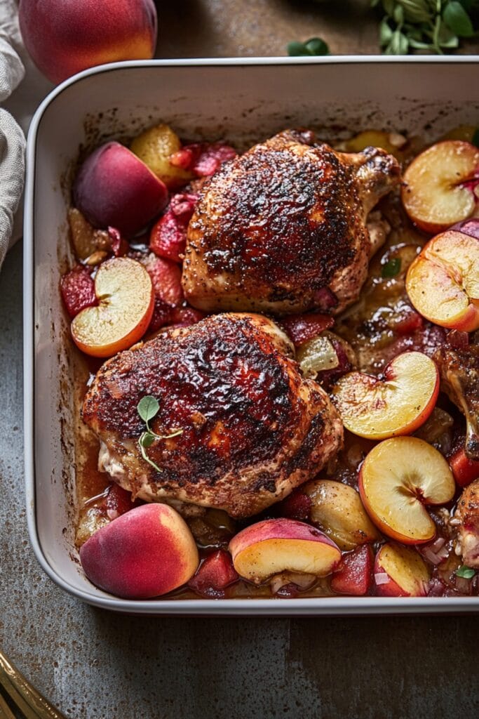 Flavorful Sumac Chicken with Sweet Plums Is a Perfect Combination 4 Flavorful Sumac Chicken with Sweet Plums Is a Perfect Combination - Roasted Sumac Chicken with Plums Pin Variant