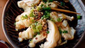 Tender & Juicy Sake-Steamed Chicken for Dinner 1 Tender & Juicy Sake-Steamed Chicken for Dinner - Sake Steamed Chicken 1