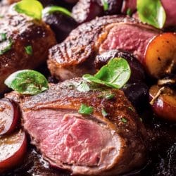 A Perfect Balance of Sweet & Savory: Duck Breasts with Plums 4 A Perfect Balance of Sweet & Savory: Duck Breasts with Plums - Seared Duck Breasts with Plums Garam Masala 1